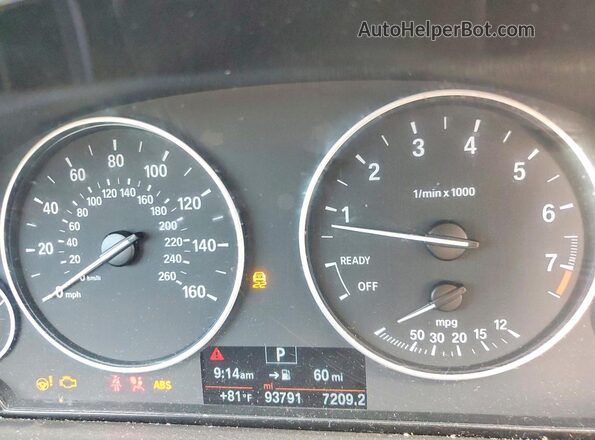 WBA8A9C59JAD28007 2018 BMW 3 SERIES Gray Widok zestawu wskaźników