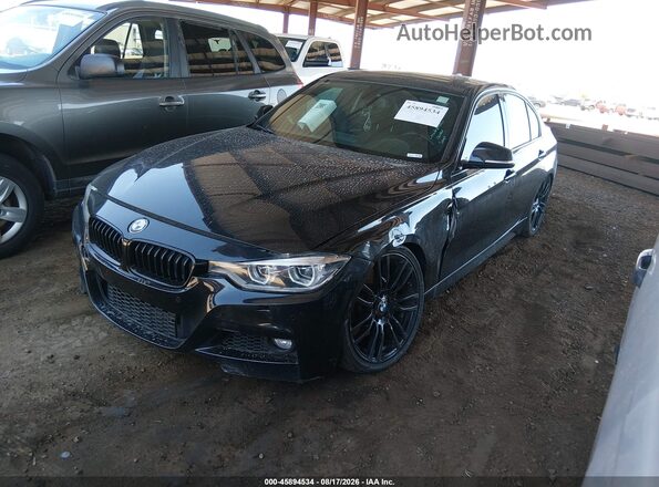 WBA8B3C54GK383488 2016 BMW 3 SERIES Black Vista tres cuartos delantera izquierda
