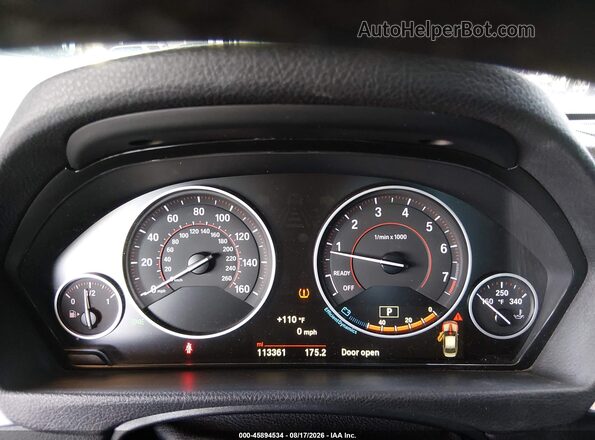 WBA8B3C54GK383488 2016 BMW 3 SERIES Black Vista de los asientos traseros