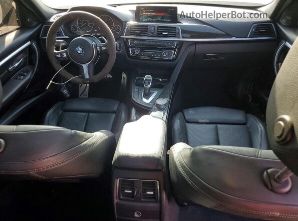 WBA8B3G37HNU36340 2017 BMW 3 SERIES Black Dashboard view