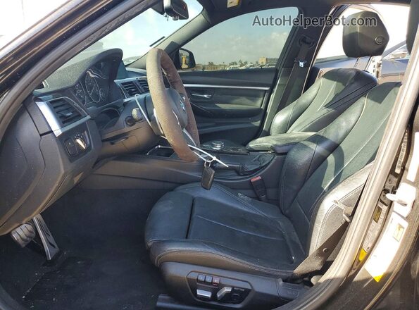 WBA8B3G37HNU36340 2017 BMW 3 SERIES Black Front interior view