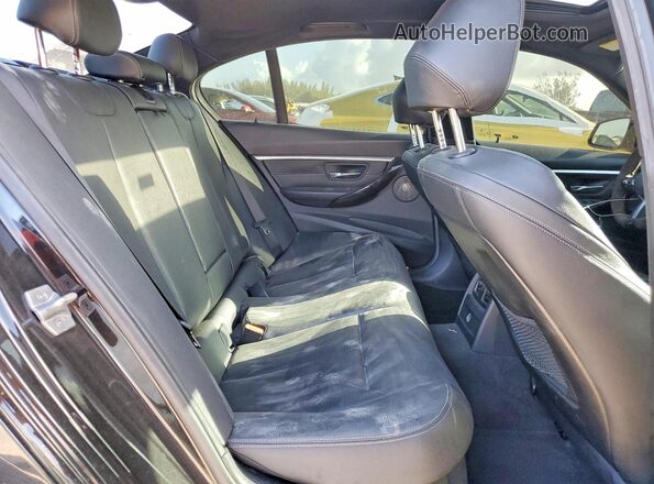 WBA8B3G37HNU36340 2017 BMW 3 SERIES Black Rear seats view