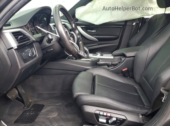 WBA8B3G38HNU36167 2017 BMW 3 SERIES Charcoal წინა სალონის ხედი
