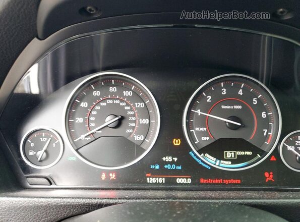 WBA8B3G38HNU36167 2017 BMW 3 SERIES Charcoal ხელსაწყოთა პანელის ხედი