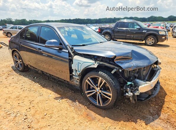 WBA8B3G56HNU35620 2017 BMW 3 SERIES Gray Delantero derecho