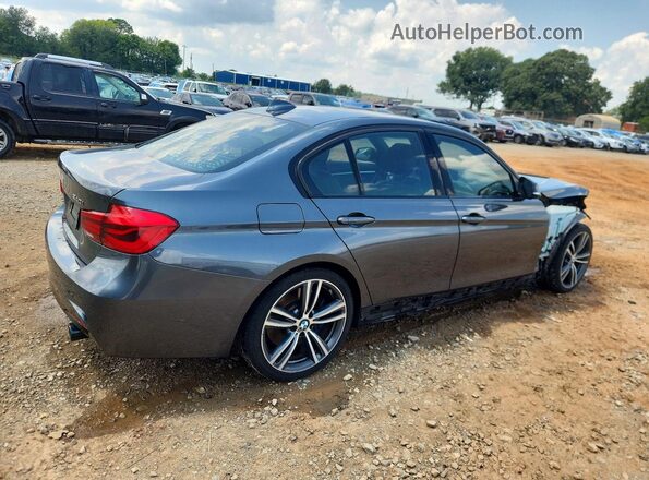 WBA8B3G56HNU35620 2017 BMW 3 SERIES Gray Trasero derecho