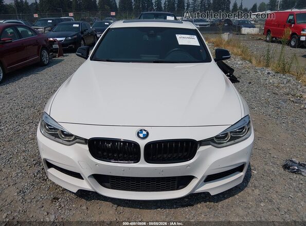 WBA8B7C51JA411896 2018 BMW 3 SERIES White უკანა სალონის ხედი