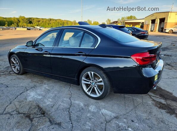 WBA8B7C56GK368577 2016 BMW 3 SERIES Black Tył lewy
