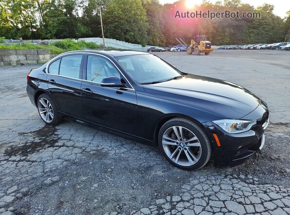 WBA8B7C56GK368577 2016 BMW 3 SERIES Black Przód prawy