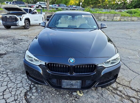 WBA8B7C56GK368577 2016 BMW 3 SERIES Black Widok z przodu