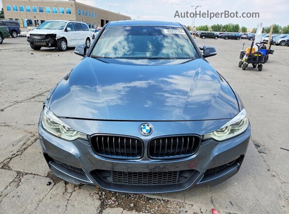 WBA8B7G55JNT71261 2018 BMW 3 SERIES Gray Widok z przodu