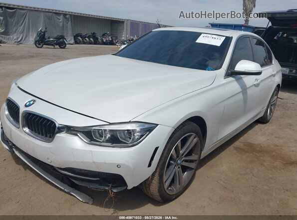 WBA8B9C36HK886023 2017 BMW 3 SERIES White Передня ліва чверть