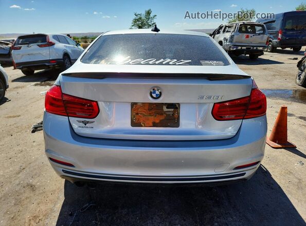 WBA8B9C50JEE83311 2018 BMW 3 SERIES Серебряный Вид сзади