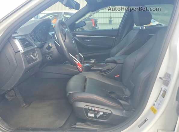 WBA8B9C51JEE80823 2018 BMW 3 SERIES White Вид салону спереду