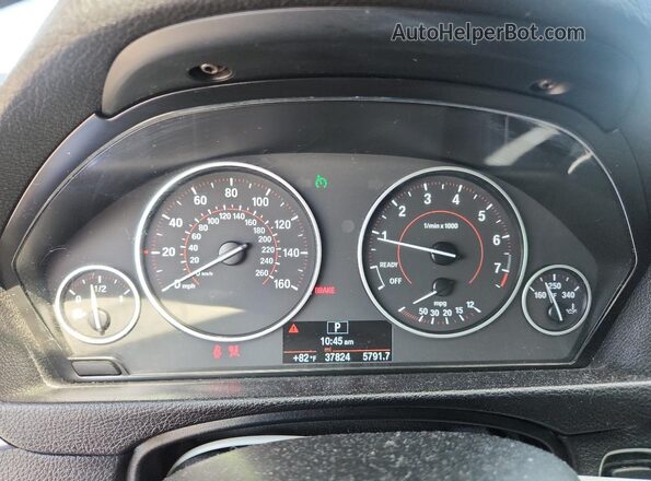 WBA8B9C54JEE81531 2018 BMW 3 SERIES Gray Instrument cluster view