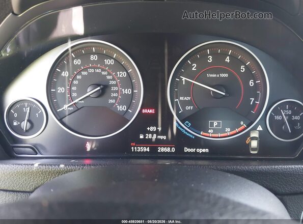 WBA8B9G33HNU54529 2017 BMW 3 SERIES White Հետևի նստատեղերի տեսք
