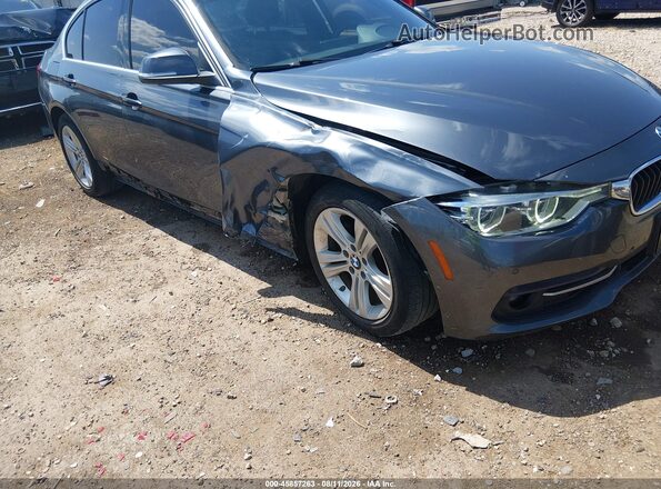 WBA8B9G36HNU53388 2017 BMW 3 SERIES Gray წინა ხედი