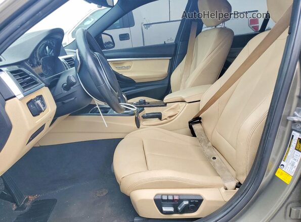 WBA8B9G50JNU57640 2018 BMW 3 SERIES Gray წინა სალონის ხედი