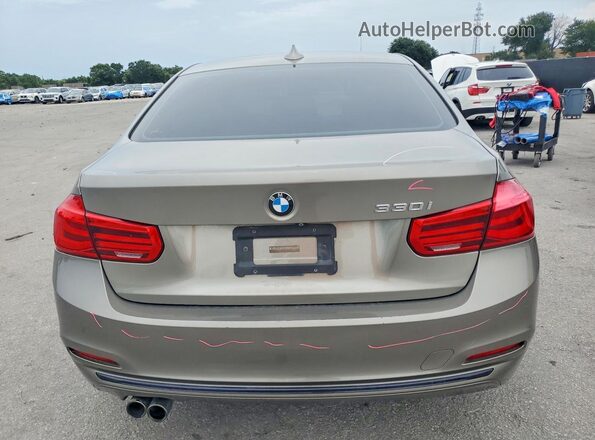 WBA8B9G50JNU57640 2018 BMW 3 SERIES Gray უკანა ხედი