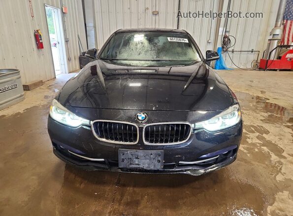 WBA8B9G52HNU09079 2017 BMW 3 SERIES Black წინა ხედი