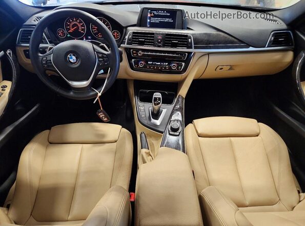 WBA8B9G52HNU09079 2017 BMW 3 SERIES Black წინა პანელის ხედი