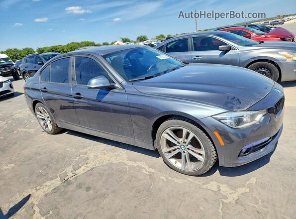 WBA8D9C30HA011715 2017 BMW 3 SERIES Gray Delantero derecho