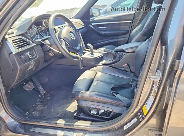 WBA8D9C30HA011715 2017 BMW 3 SERIES Gray Vista interior delantera