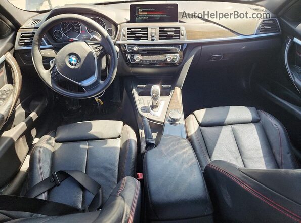 WBA8D9C30HA011715 2017 BMW 3 SERIES Gray Vista del salpicadero
