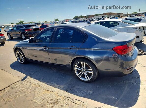 WBA8D9C30HA011715 2017 BMW 3 SERIES Gray Trasero izquierdo