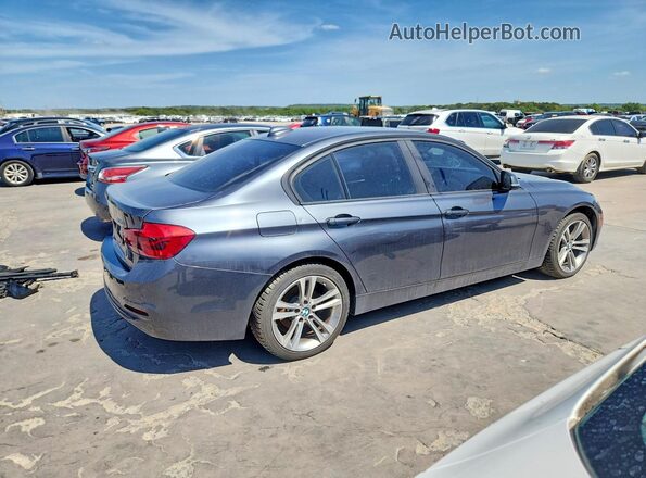 WBA8D9C30HA011715 2017 BMW 3 SERIES Gray Trasero derecho