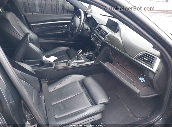 WBA8D9C33HA005973 2017 BMW 3 SERIES Black Widok wnętrza z przodu
