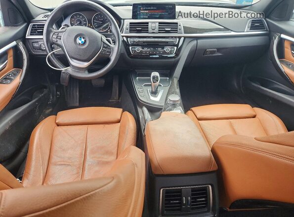 WBA8D9C38HA011526 2017 BMW 3 SERIES Gray წინა პანელის ხედი