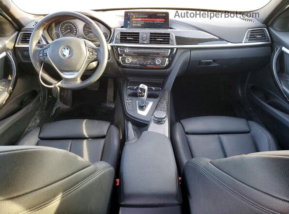 WBA8D9C50JA614946 2018 BMW 3 SERIES Black Вид панелі приладів