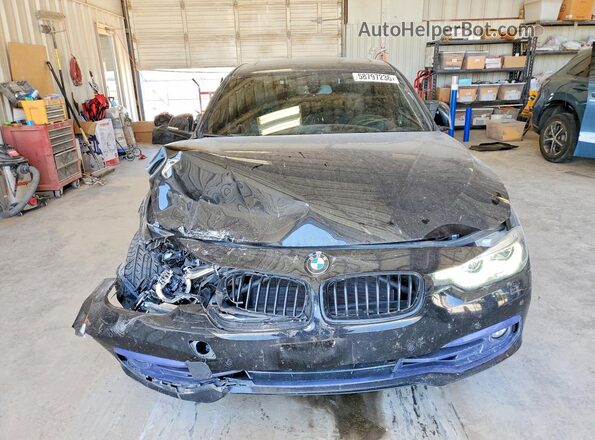 WBA8D9C50JEM32849 2018 BMW 3 SERIES Black Widok z przodu