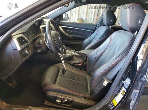 WBA8D9C50JEM32849 2018 BMW 3 SERIES Black Widok wnętrza z przodu