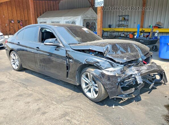 WBA8D9C58JEM34199 2018 BMW 3 SERIES Черный Передняя правая четверть