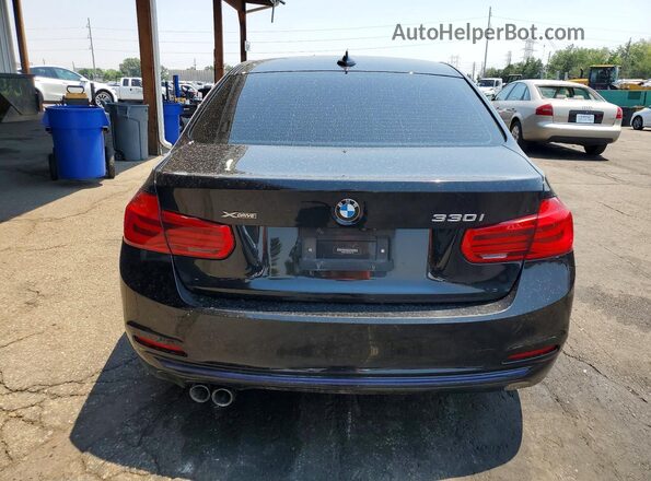 WBA8D9C58JEM34199 2018 BMW 3 SERIES Черный Вид сзади