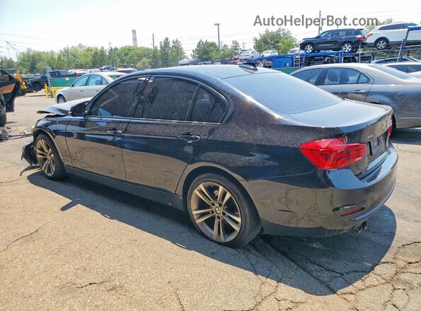 WBA8D9C58JEM34199 2018 BMW 3 SERIES Черный Задняя левая четверть