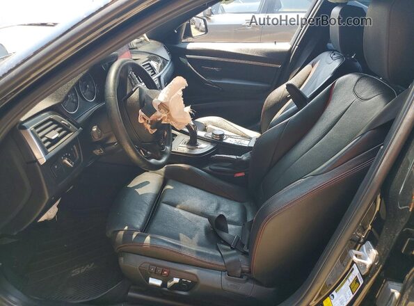 WBA8D9C58JEM34199 2018 BMW 3 SERIES Черный Вид салона спереди
