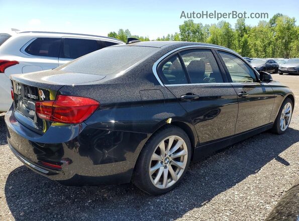 WBA8D9C5XHK677685 2017 BMW 3 SERIES Black Tył prawy
