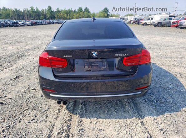 WBA8D9G32HNU64527 2017 BMW 3 SERIES Black Հետևի տեսք