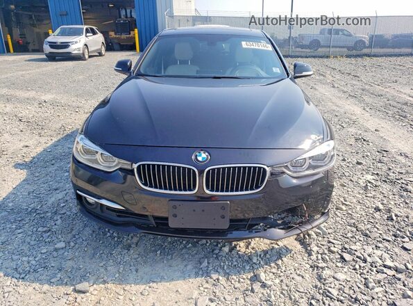 WBA8D9G32HNU64527 2017 BMW 3 SERIES Black Դիմացի տեսք