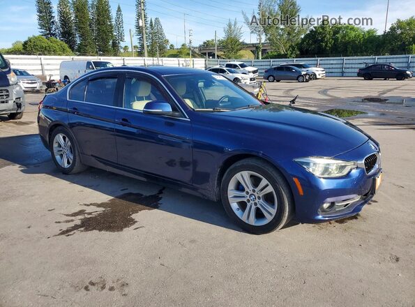 WBA8D9G50HNU60266 2017 BMW 3 SERIES Blue Դիմացի տեսք
