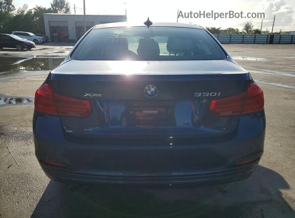 WBA8D9G50HNU60266 2017 BMW 3 SERIES Blue Սալոնի դիմացի տեսք