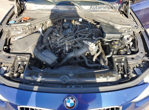 WBA8D9G50HNU60266 2017 BMW 3 SERIES Blue Շարժիչի բաժամունքի տեսք