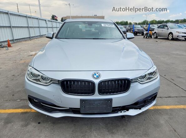 WBA8D9G51JNU71461 2018 BMW 3 SERIES Silver Front view