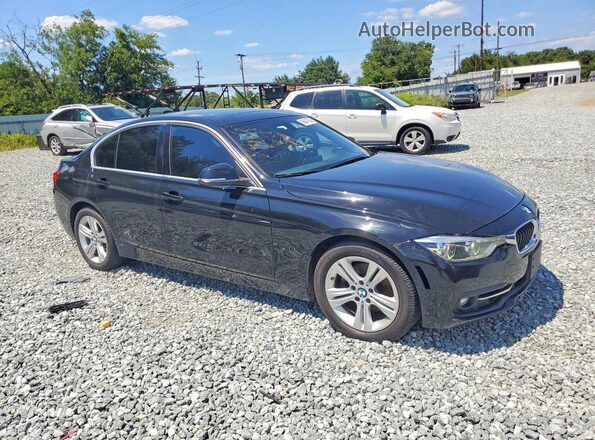 WBA8D9G57JNU68838 2018 BMW 3 SERIES Black Передня права чверть