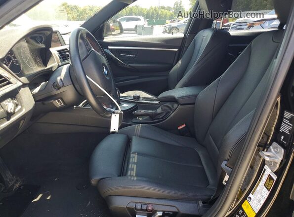 WBA8D9G57JNU68838 2018 BMW 3 SERIES Black Вид салону спереду