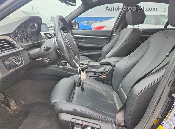 WBA8D9G58JNU66791 2018 BMW 3 SERIES Black წინა სალონის ხედი