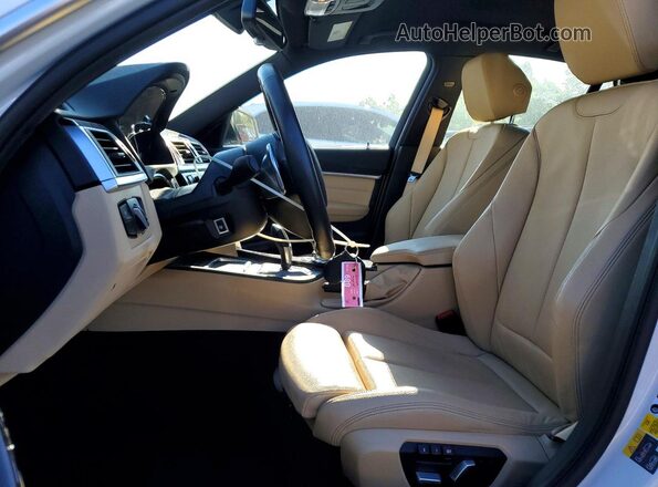 WBA8E1C31HA156986 2017 BMW 3 SERIES White წინა სალონის ხედი